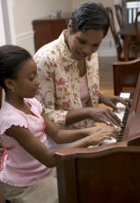 Teach piano lessons to kids